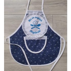   Feliratos gyerek kötény - Anya - Kékfestő - három méretben