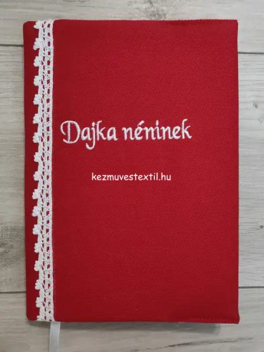 Hímzett notesz - Dajka néninek