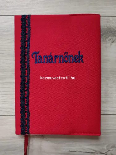 Hímzett notesz - Tanárnőnek