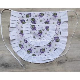 Női félkötény - Fodros - Levendula