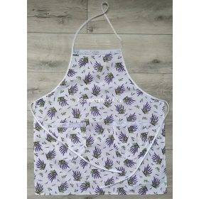 Női kötény - Levendula - Négyzet alakú