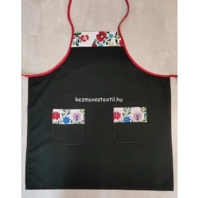 Női kötény - Fekete-Kalocsai