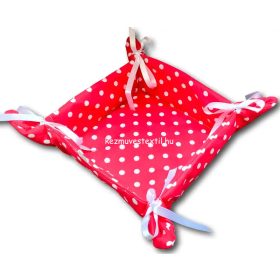 Zsemletartó - Piros pöttyös 