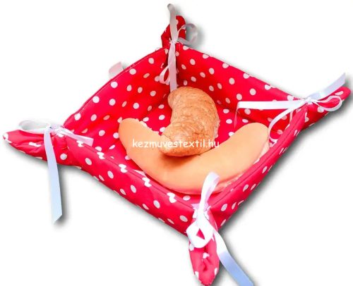 Zsemletartó - Piros pöttyös 